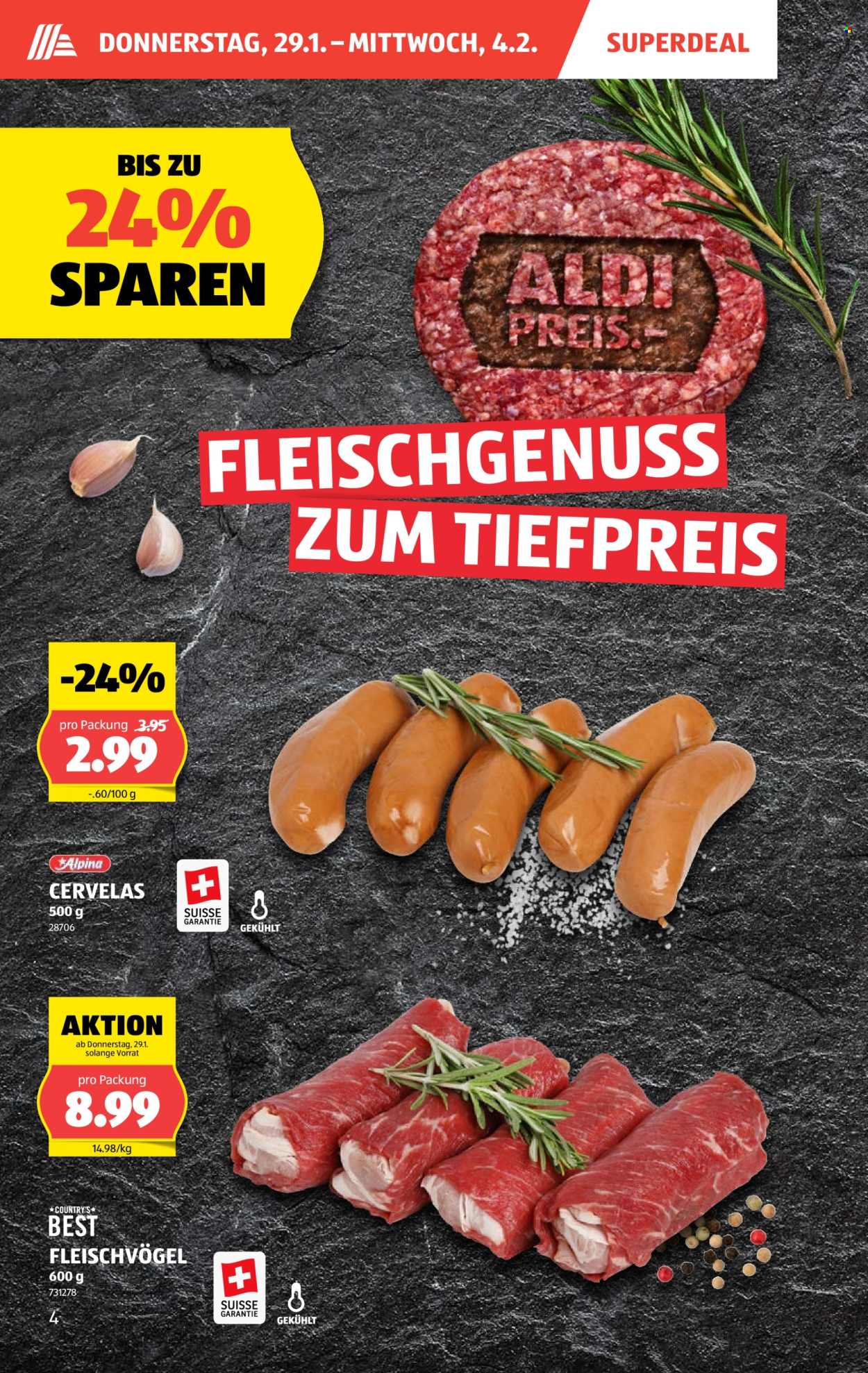 Volantino Aldi - 29.1.2026 - 4.2.2026. Pagina 4