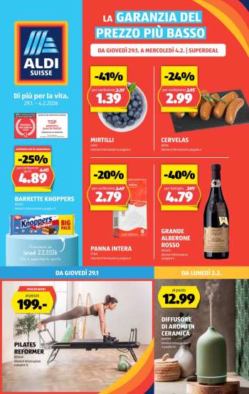 Volantino Aldi - 29.1.2026 - 4.2.2026.