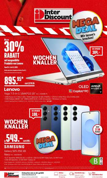 Volantino Interdiscount - 26.1.2026 - 8.2.2026.