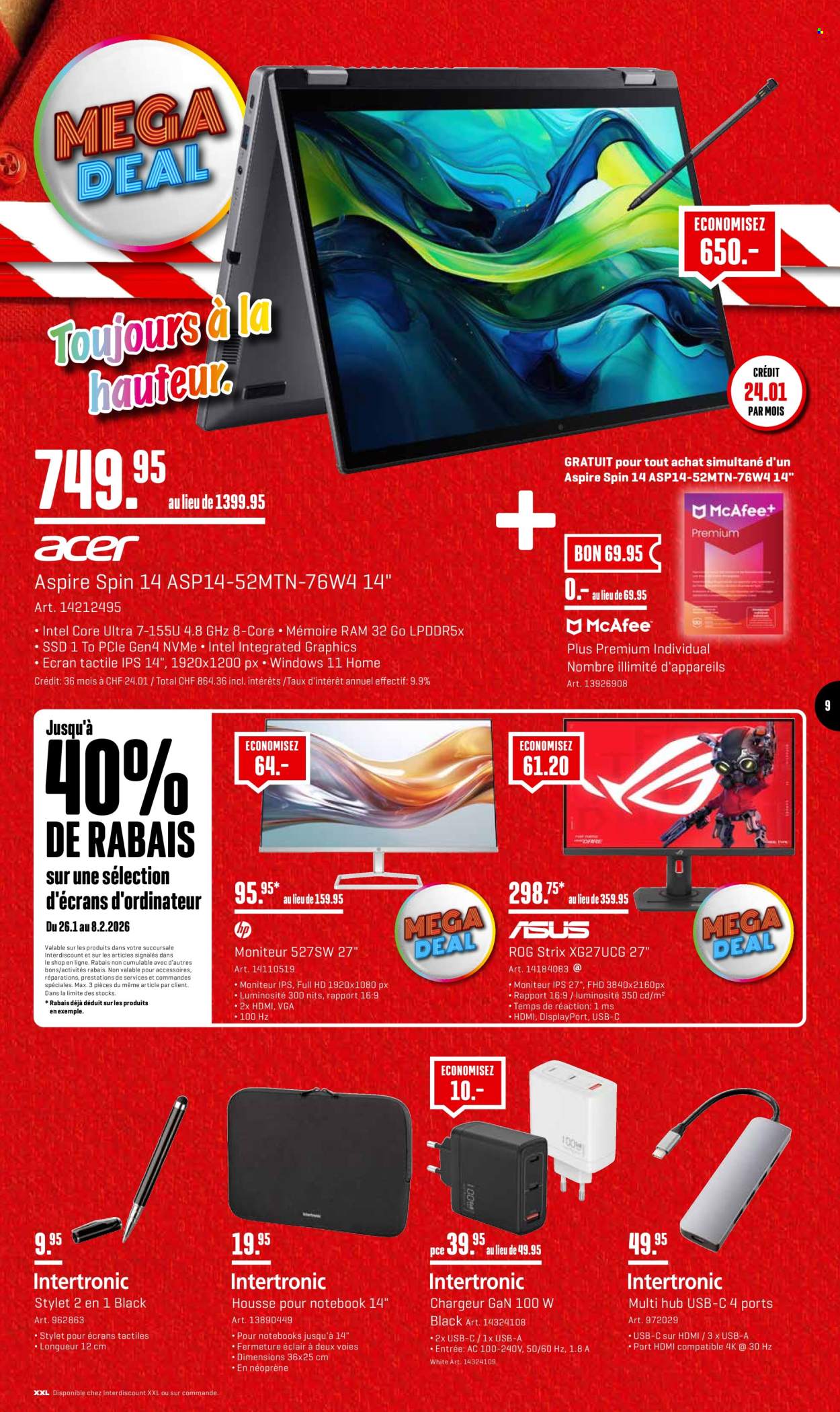 Volantino Interdiscount - 26.1.2026 - 8.2.2026. Pagina 9
