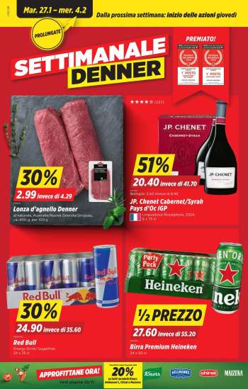 Volantino Denner - 27.1.2026 - 4.2.2026.