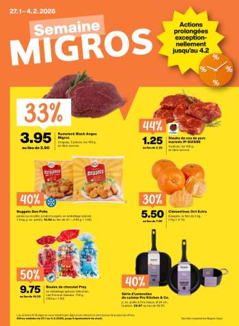 Prospekte Migros - 27.1.2026 - 4.2.2026.
