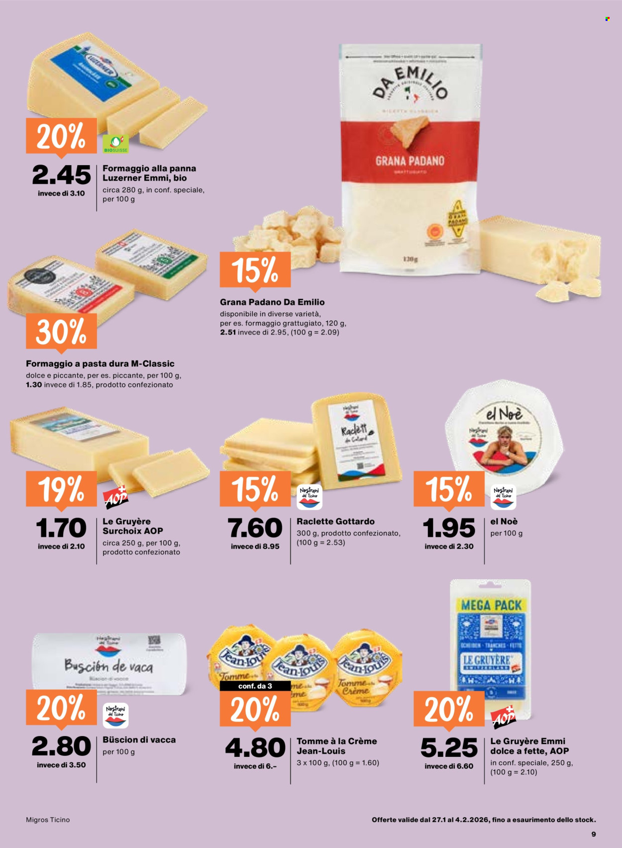Volantino Migros - 27.1.2026 - 4.2.2026. Pagina 9