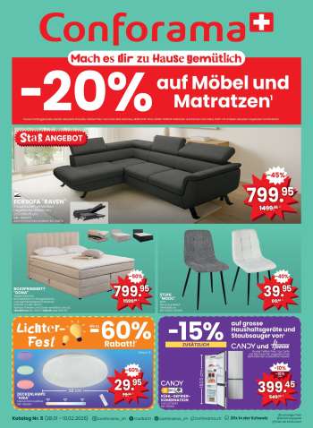 Catalogue Conforama - 28.1.2026 - 10.2.2026.