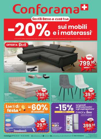 Prospekte Conforama - 28.1.2026 - 10.2.2026.