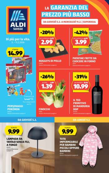 Volantino Aldi - 5.2.2026 - 11.2.2026.
