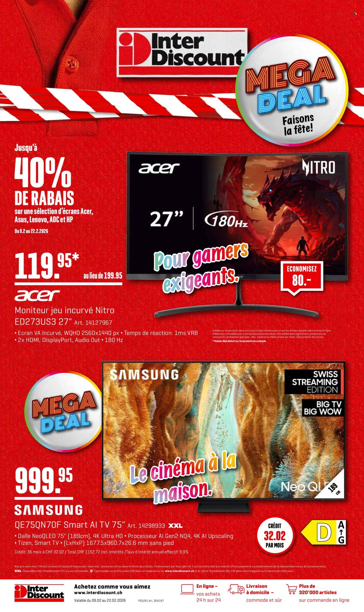 Volantino Interdiscount - 9.2.2026 - 22.2.2026. Pagina 1