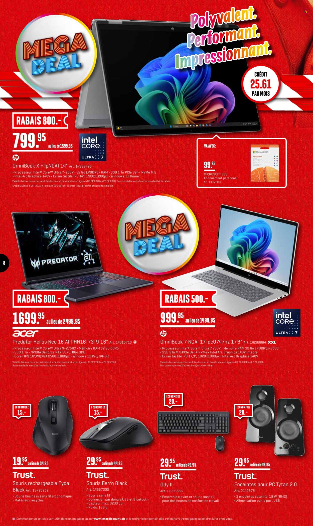 Volantino Interdiscount - 9.2.2026 - 22.2.2026. Pagina 8