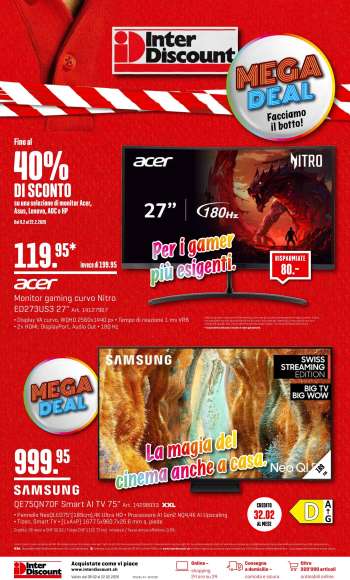 Volantino Interdiscount - 9.2.2026 - 22.2.2026.