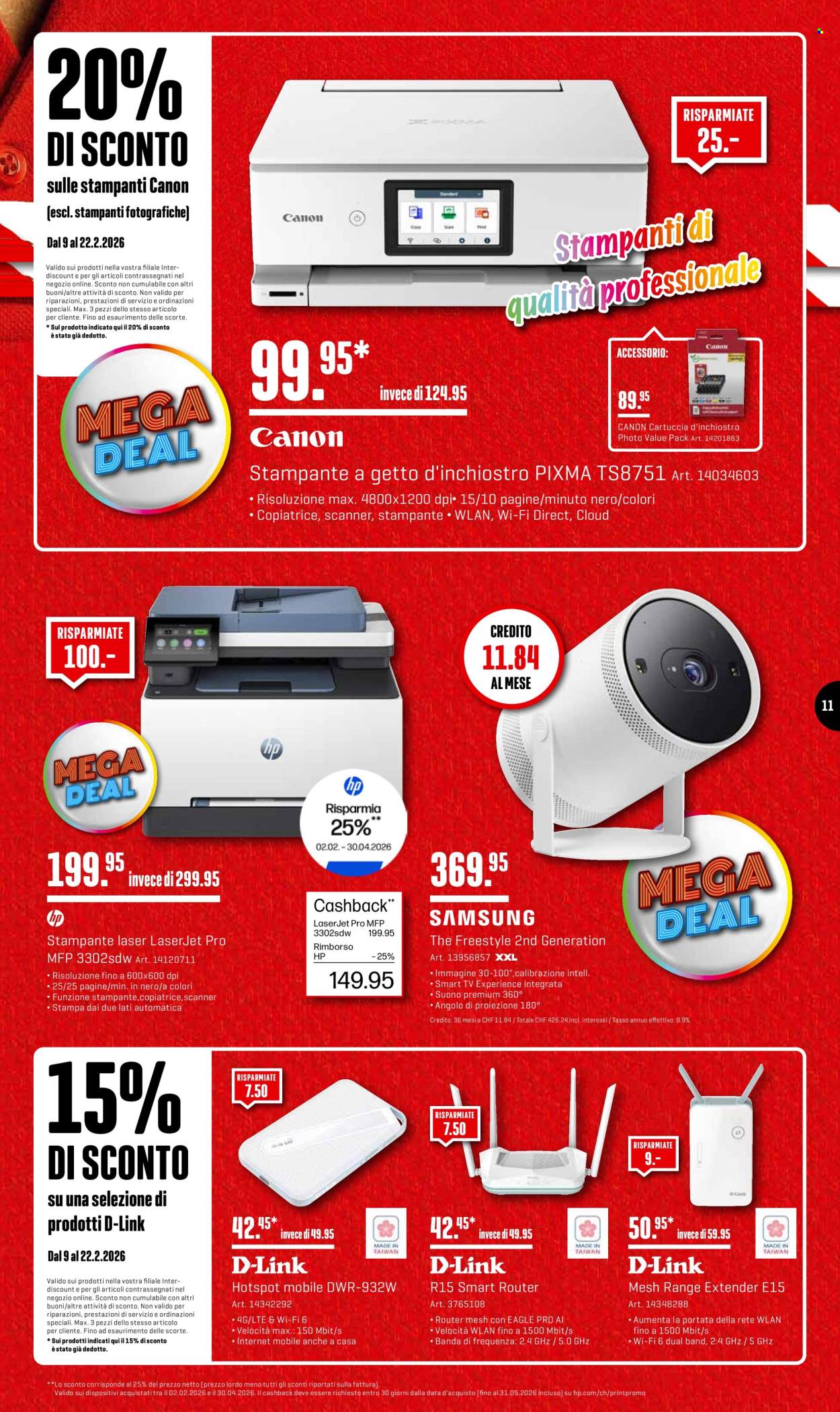 Volantino Interdiscount - 9.2.2026 - 22.2.2026. Pagina 11