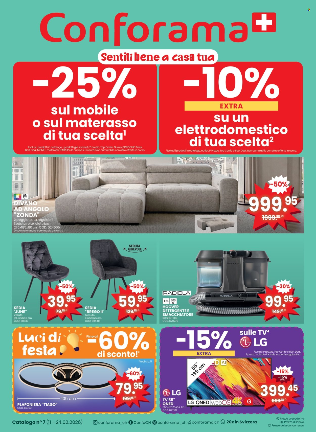 Prospekt Conforama - 11.2.2026 - 24.2.2026. Seite 1