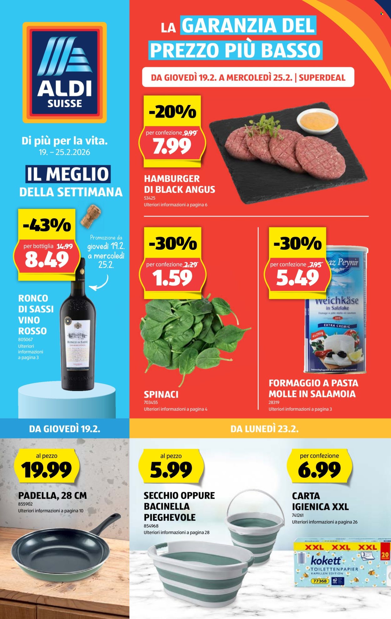 Volantino Aldi - 19.2.2026 - 25.2.2026. Pagina 1