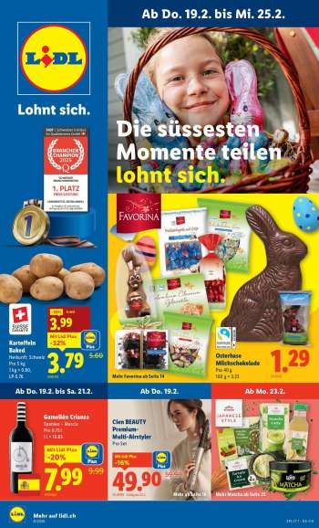 Prospekte Lidl - 19.2.2026 - 25.2.2026.