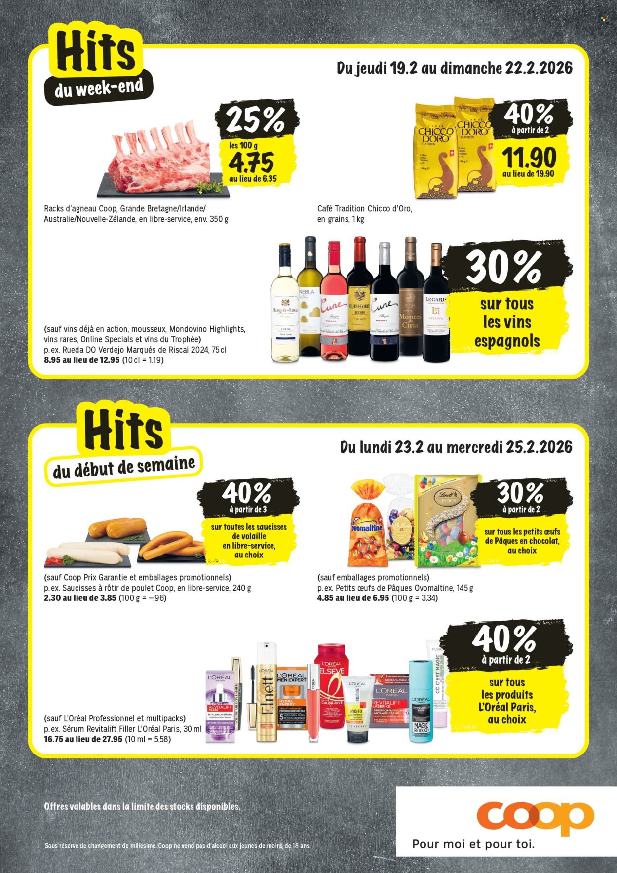 Prospekt Coop - 19.2.2026 - 25.2.2026. Seite 20