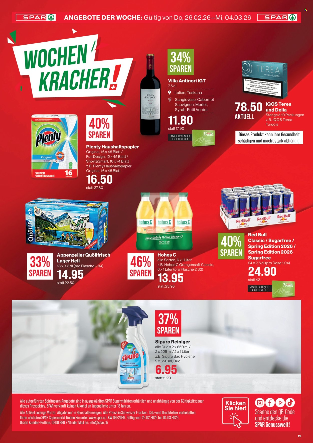 Prospekt SPAR - 26.2.2026 - 4.3.2026. Seite 19
