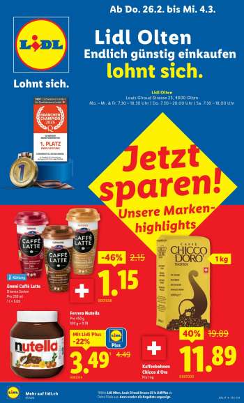Catalogue Lidl - 26.2.2026 - 4.3.2026.