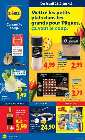 Prospekte Lidl - 26.2.2026 - 4.3.2026.