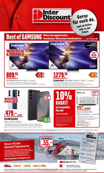 Volantino Interdiscount - 23.2.2026 - 8.3.2026.