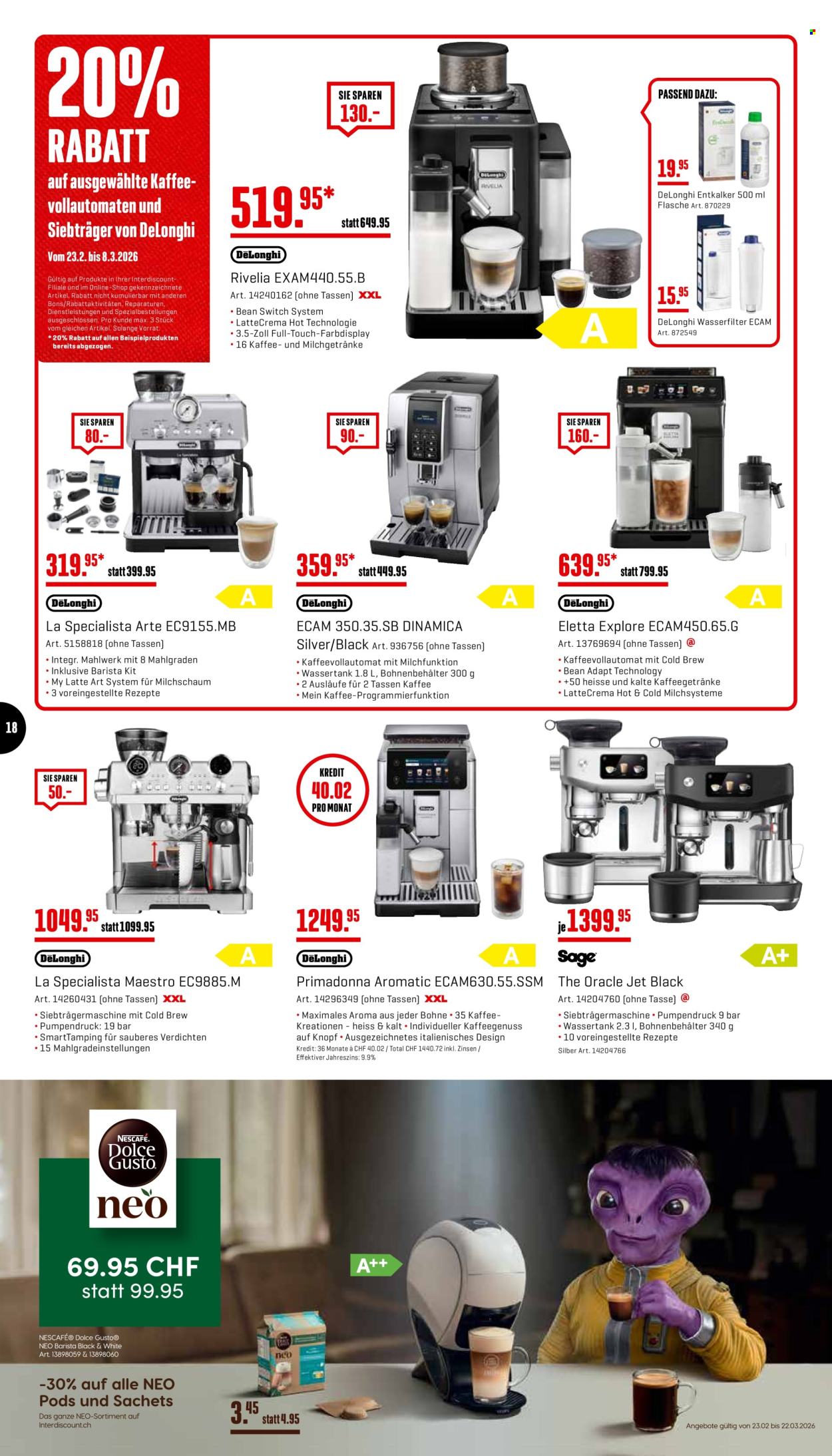 Volantino Interdiscount - 23.2.2026 - 8.3.2026. Pagina 18