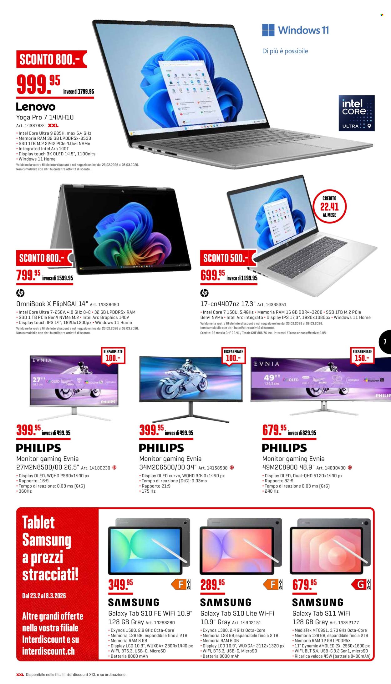 Catalogue Interdiscount - 23.2.2026 - 8.3.2026. Page 7