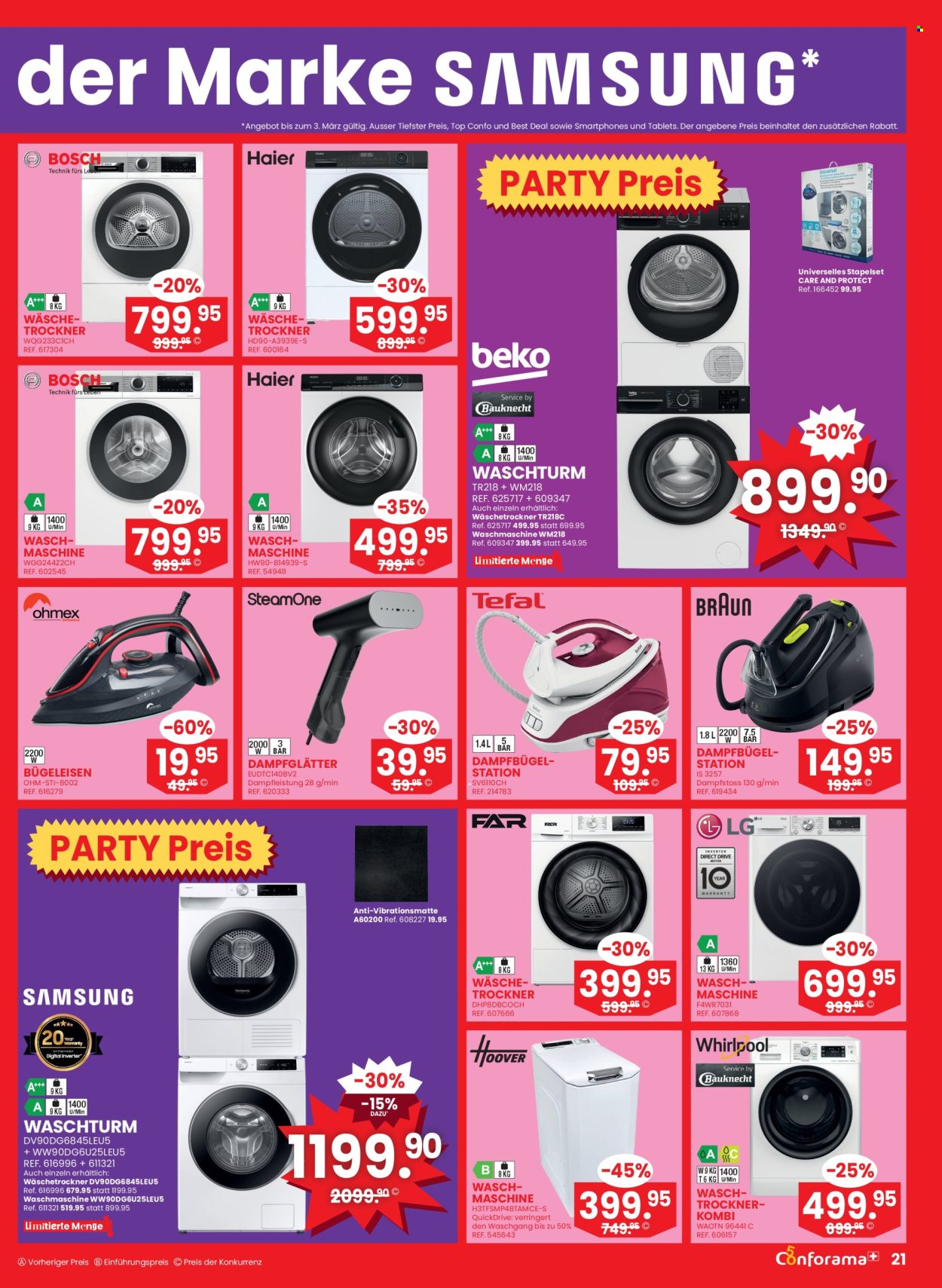 Volantino Conforama - 25.2.2026 - 10.3.2026. Pagina 21