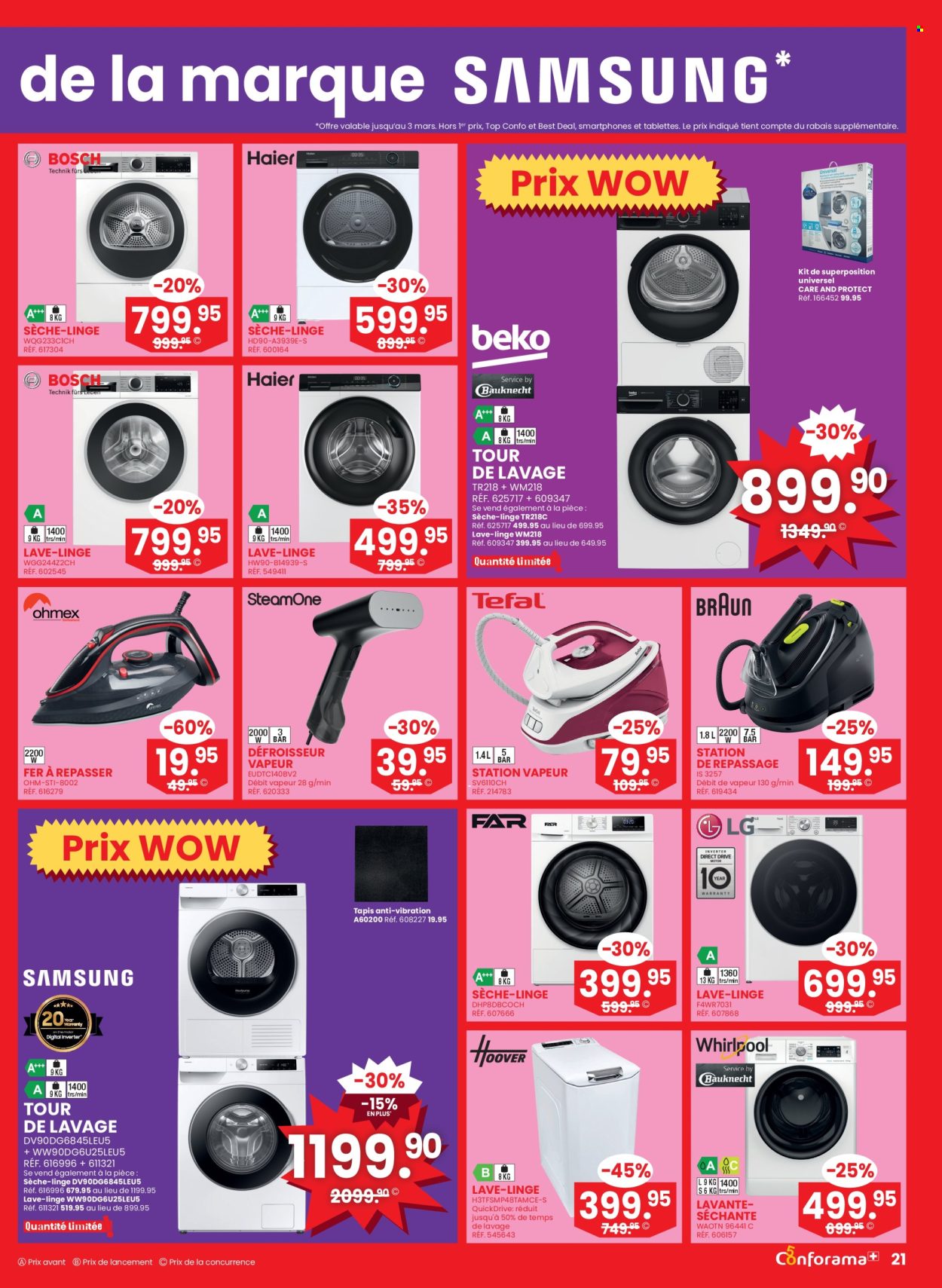 Volantino Conforama - 25.2.2026 - 10.3.2026. Pagina 21