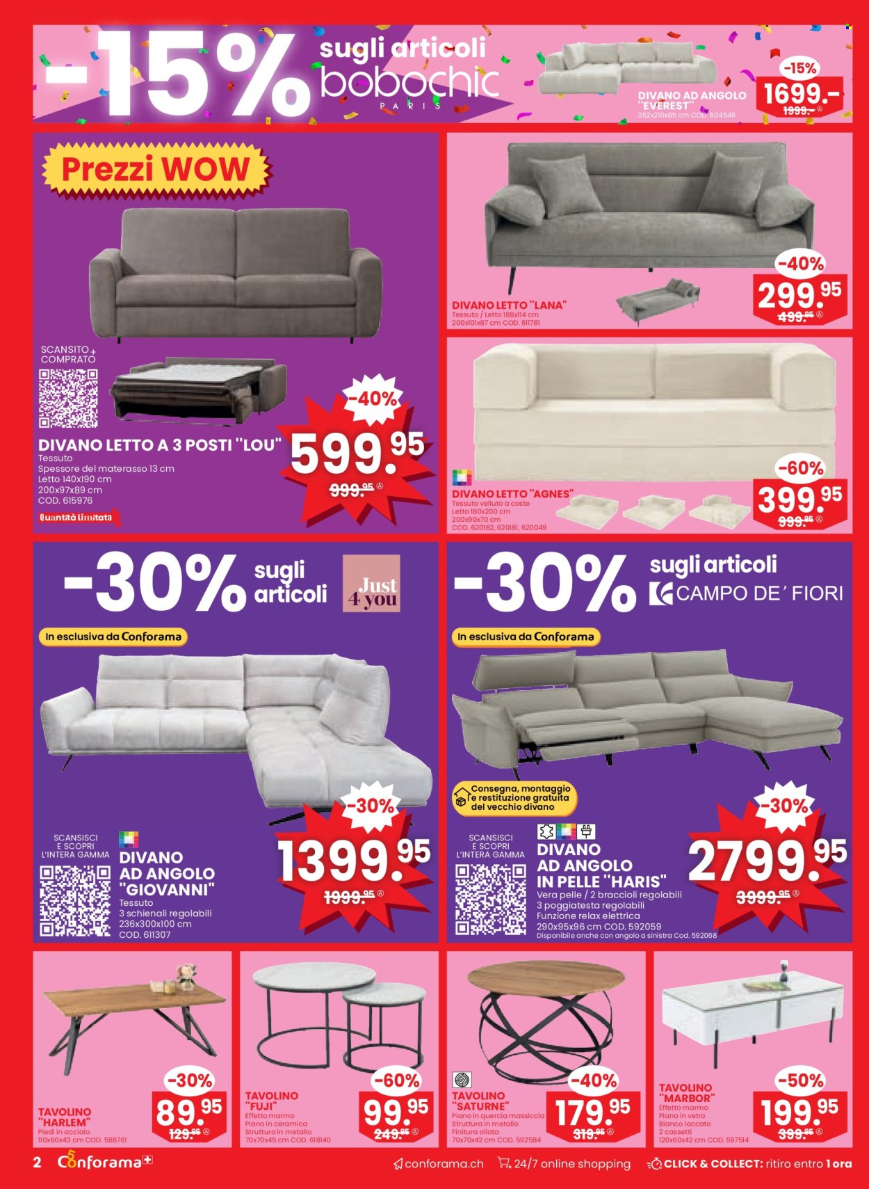 Volantino Conforama - 25.2.2026 - 10.3.2026. Pagina 2