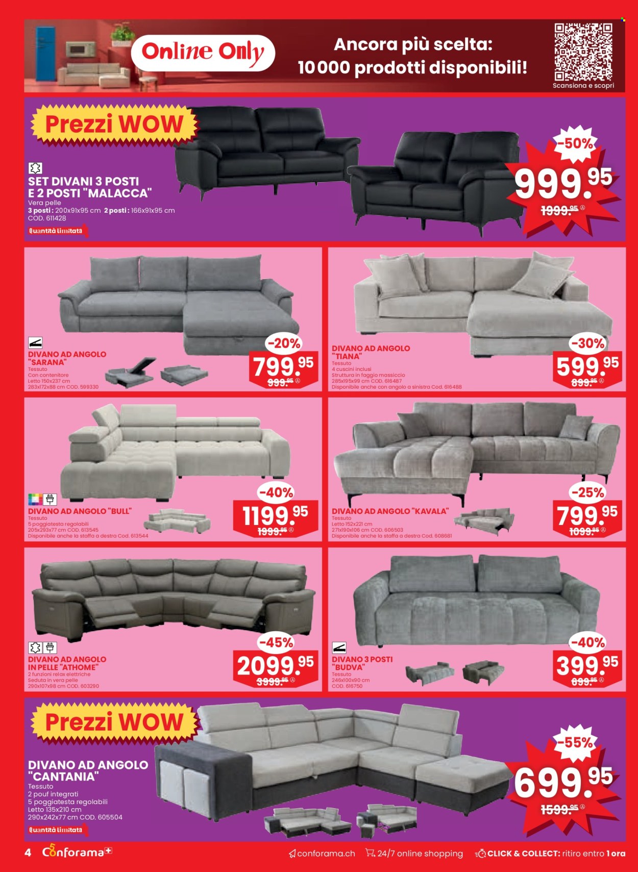 Volantino Conforama - 25.2.2026 - 10.3.2026. Pagina 4