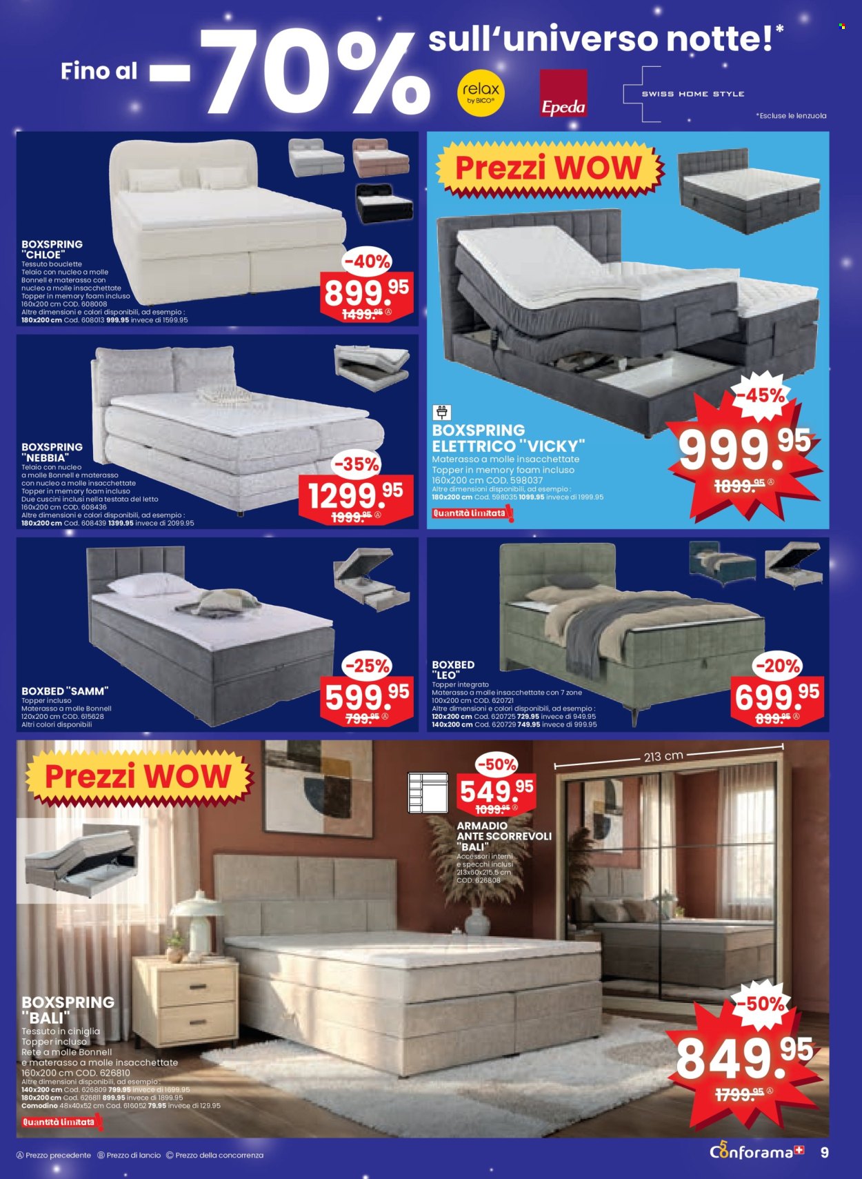 Volantino Conforama - 25.2.2026 - 10.3.2026. Pagina 9