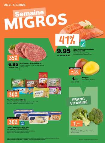 Volantino Migros - 26.2.2026 - 4.3.2026.