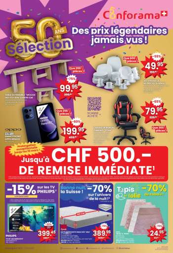 Catalogue Conforama - 4.3.2026 - 17.3.2026.