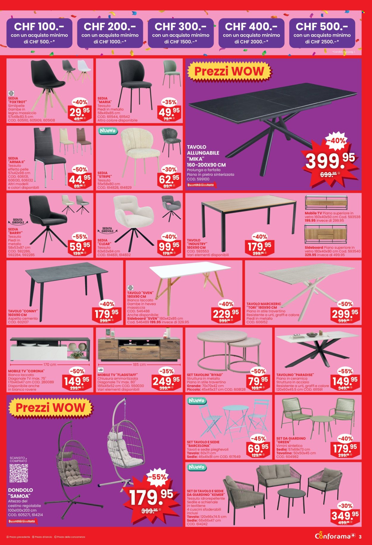 Volantino Conforama - 4.3.2026 - 17.3.2026. Pagina 3