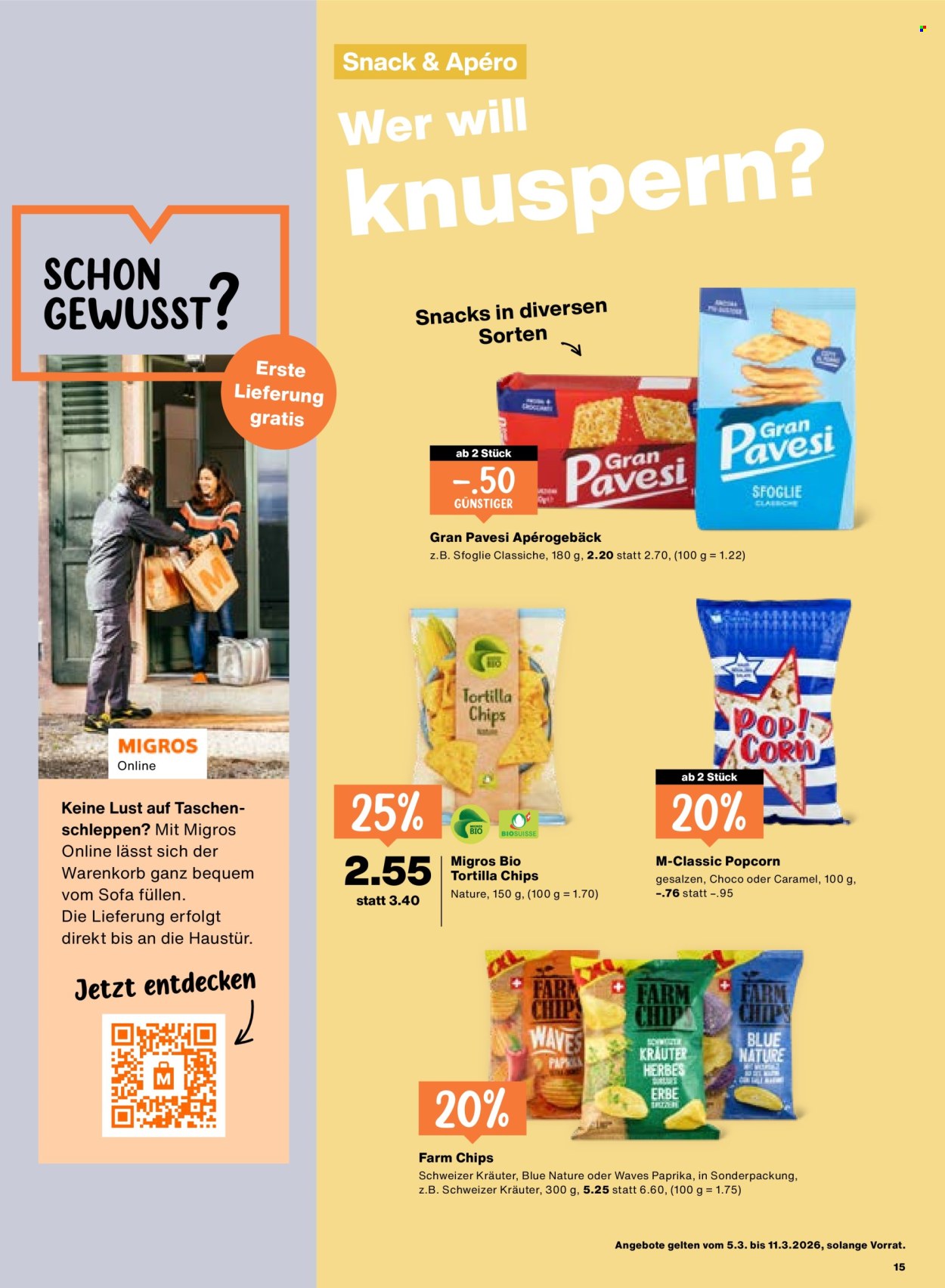 Prospekt Migros - 5.3.2026 - 11.3.2026. Seite 15