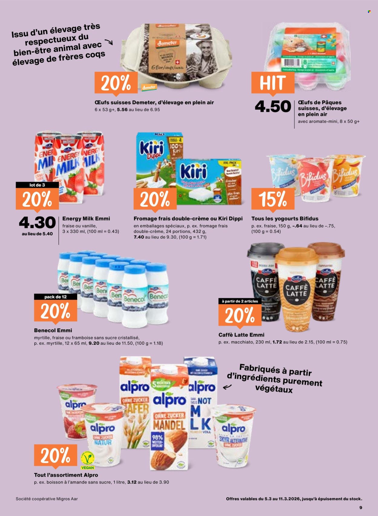 Prospekt Migros - 5.3.2026 - 11.3.2026. Seite 9