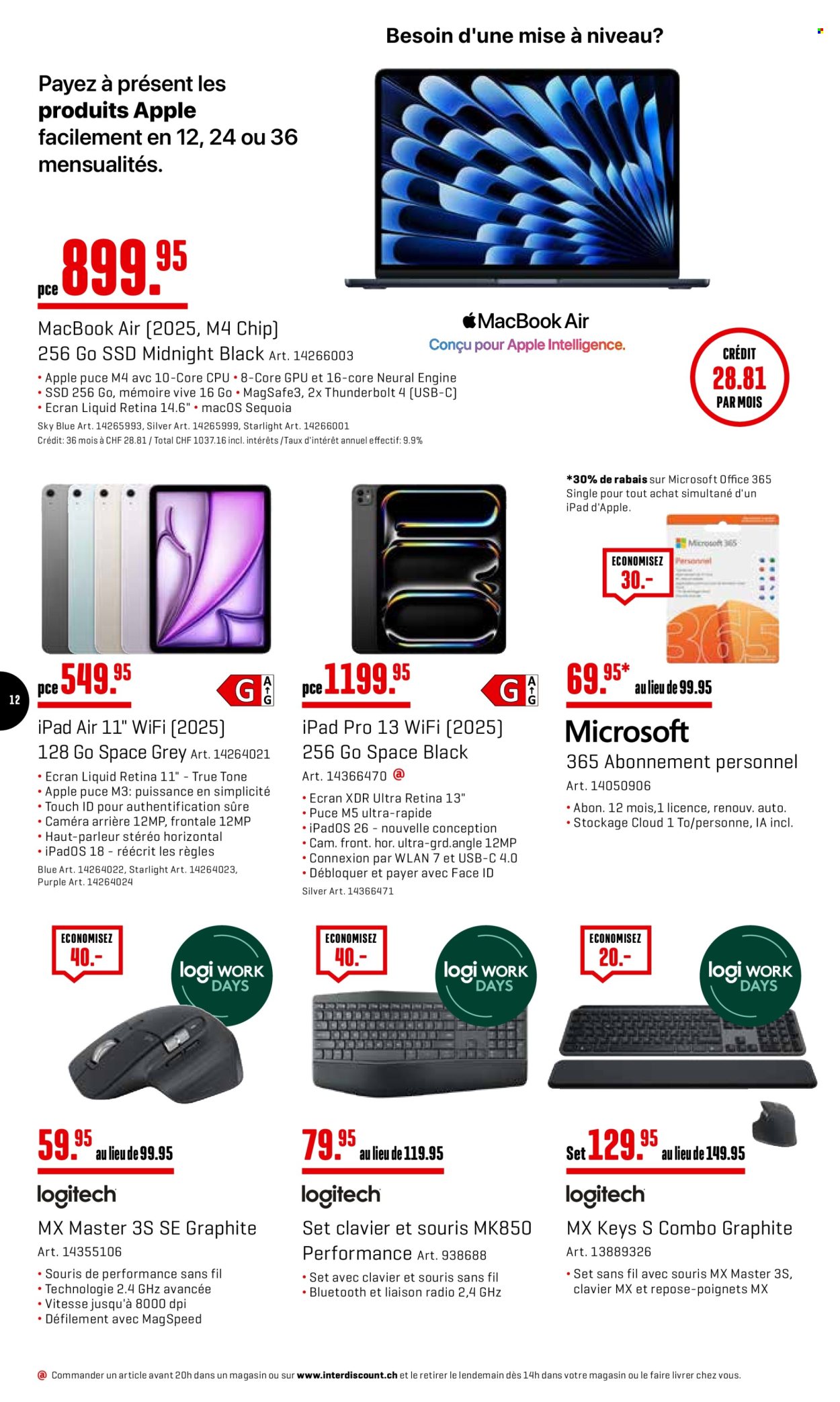 Prospekt Interdiscount - 9.3.2026 - 22.3.2026. Seite 12