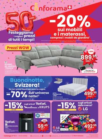 Catalogue Conforama - 11.3.2026 - 24.3.2026.