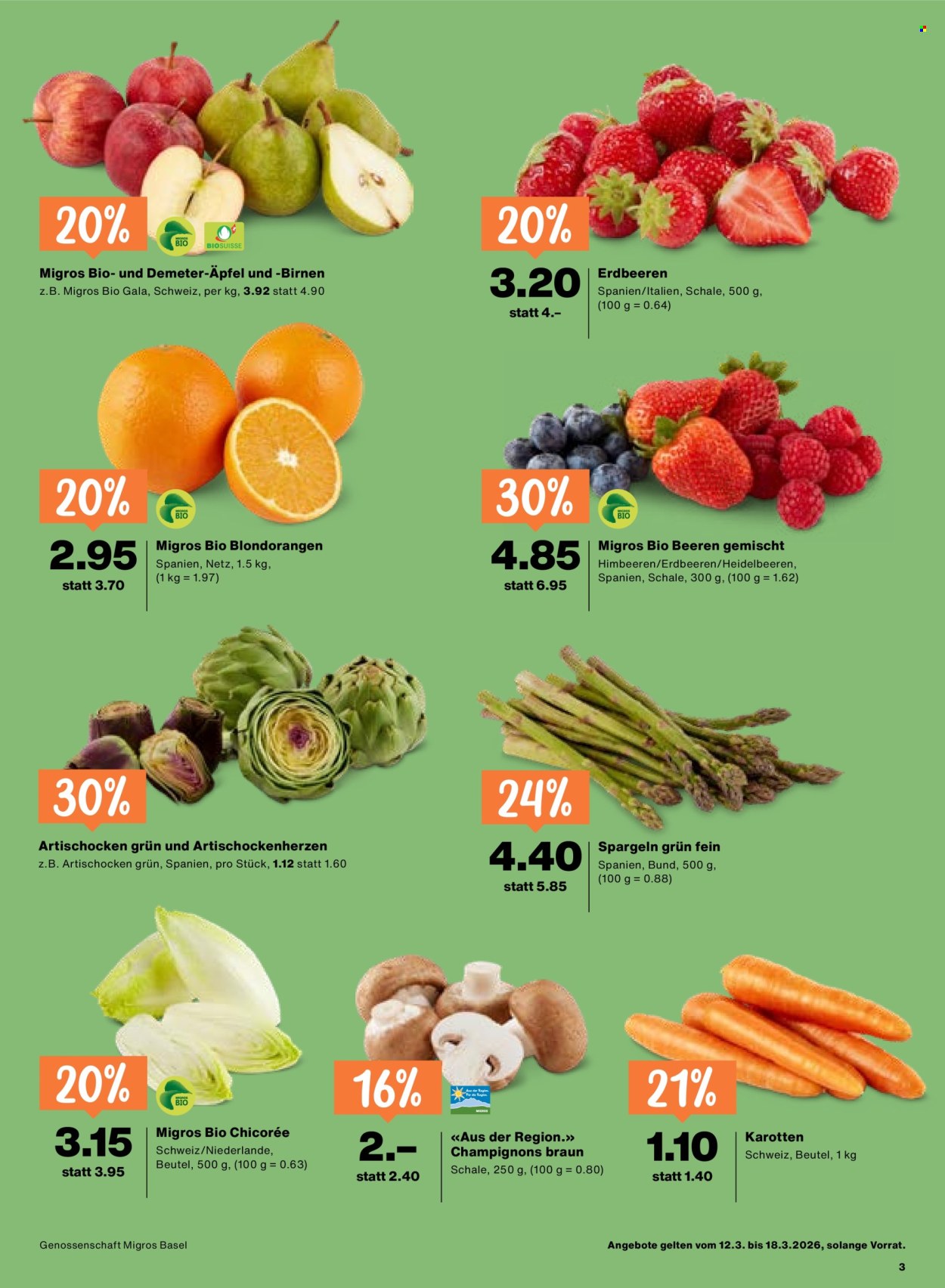 Prospekt Migros - 12.3.2026 - 18.3.2026. Seite 3