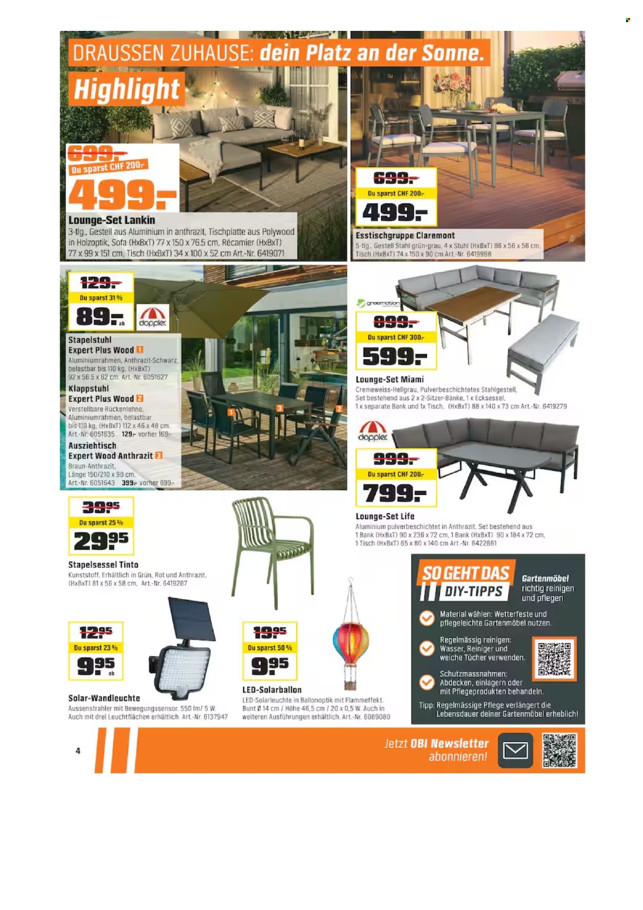 Volantino OBI - 18.3.2026 - 31.3.2026. Pagina 4