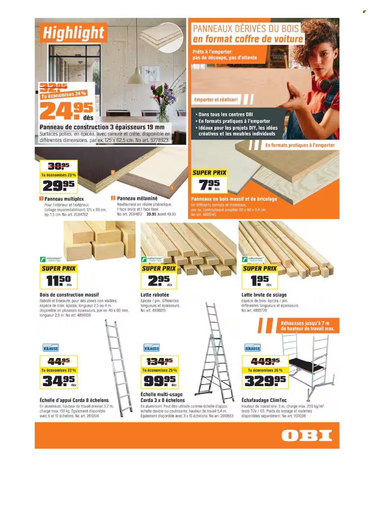Volantino OBI - 18.3.2026 - 31.3.2026. Pagina 7