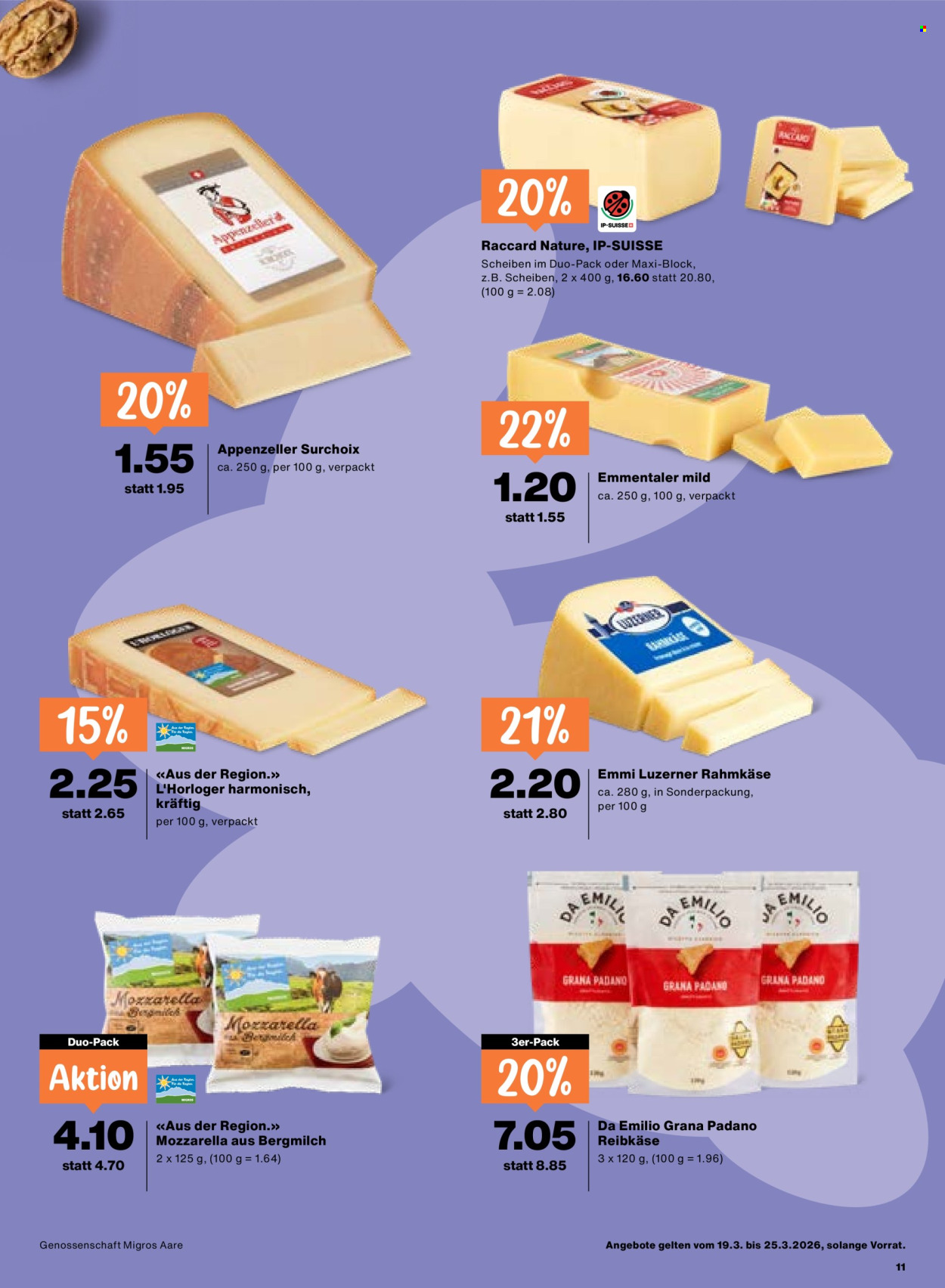 Prospekt Migros - 19.3.2026 - 25.3.2026. Seite 11