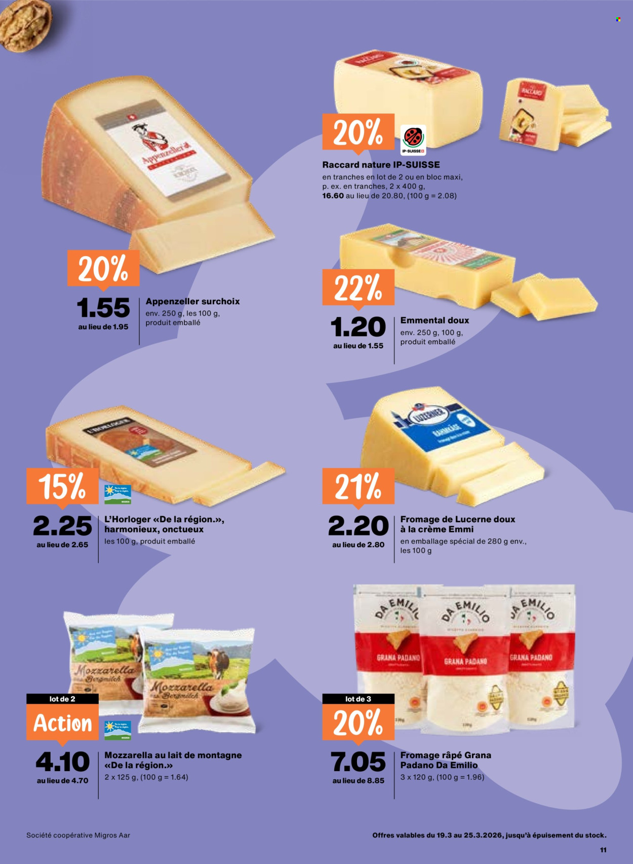 Prospekt Migros - 19.3.2026 - 25.3.2026. Seite 11