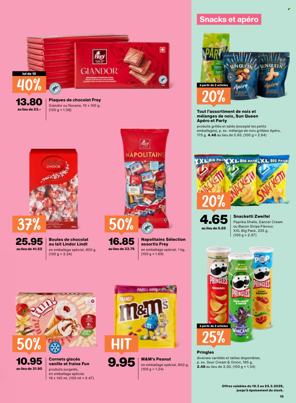 Prospekt Migros - 19.3.2026 - 25.3.2026. Seite 15