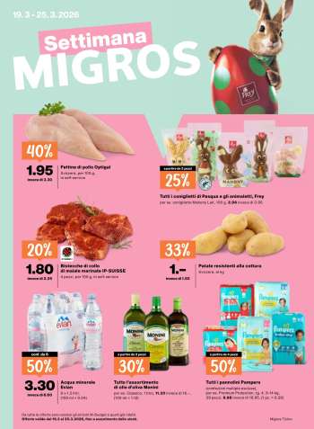 Volantino Migros - 19.3.2026 - 25.3.2026.