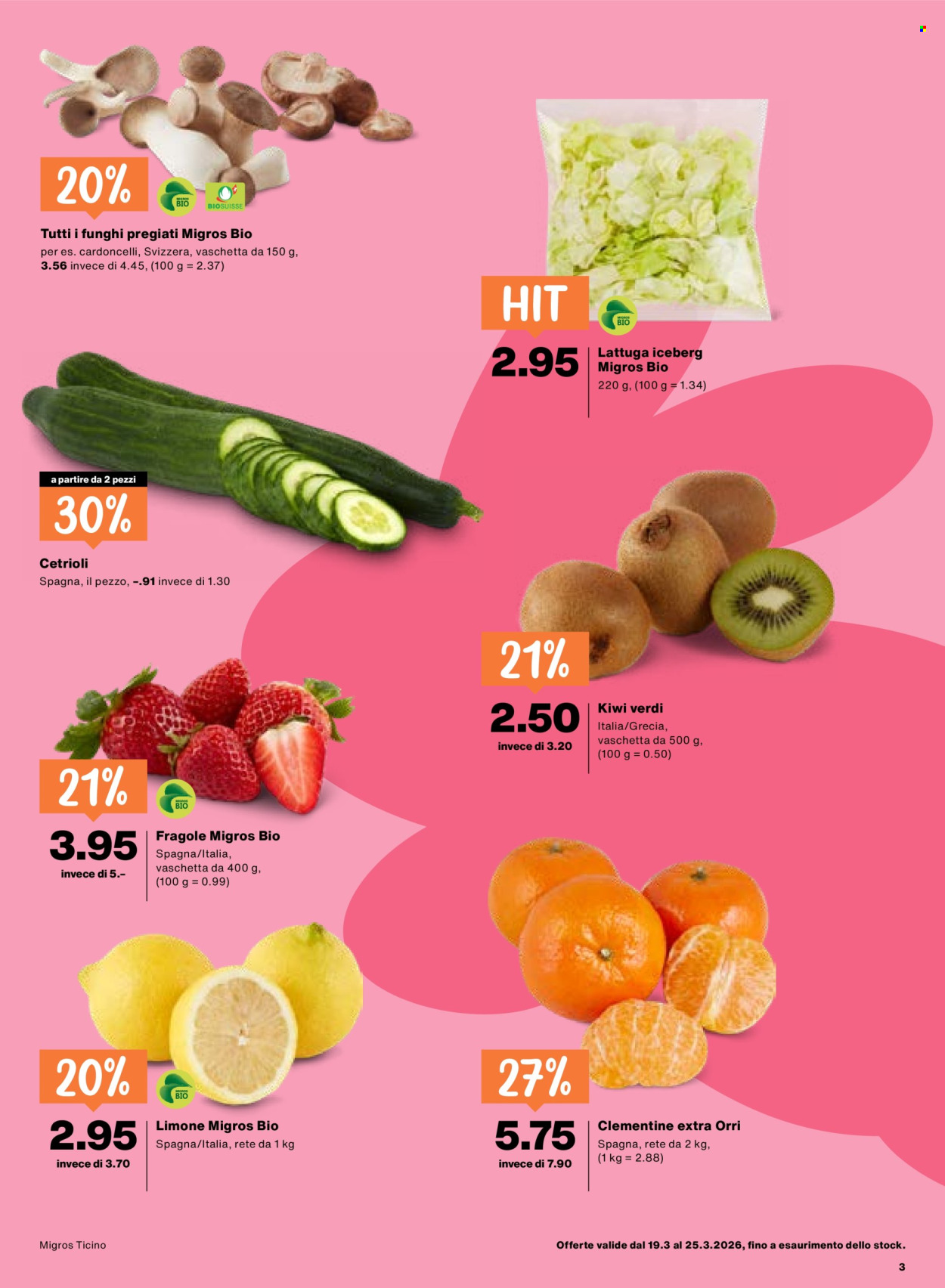 Prospekt Migros - 19.3.2026 - 25.3.2026. Seite 3