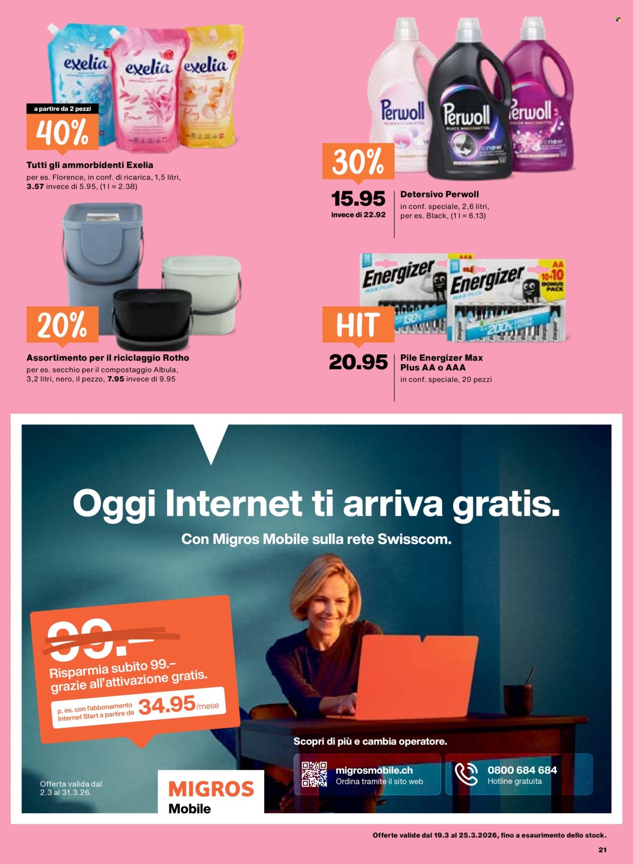 Prospekt Migros - 19.3.2026 - 25.3.2026. Seite 21