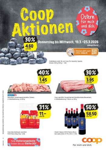 Prospekte Coop - 19.3.2026 - 25.3.2026.