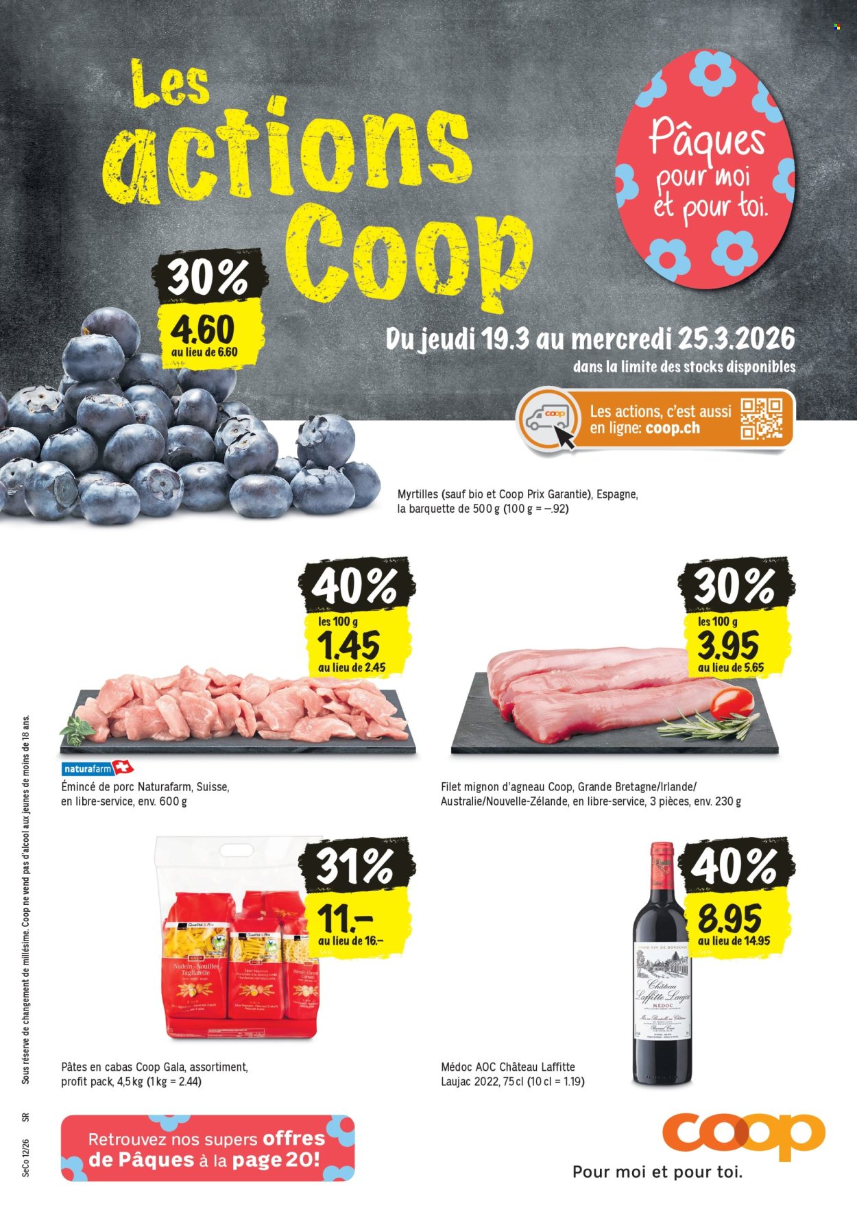 Prospekt Coop - 19.3.2026 - 25.3.2026. Seite 1