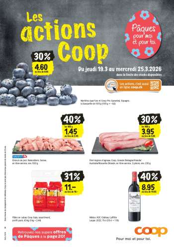 Prospekte Coop - 19.3.2026 - 25.3.2026.