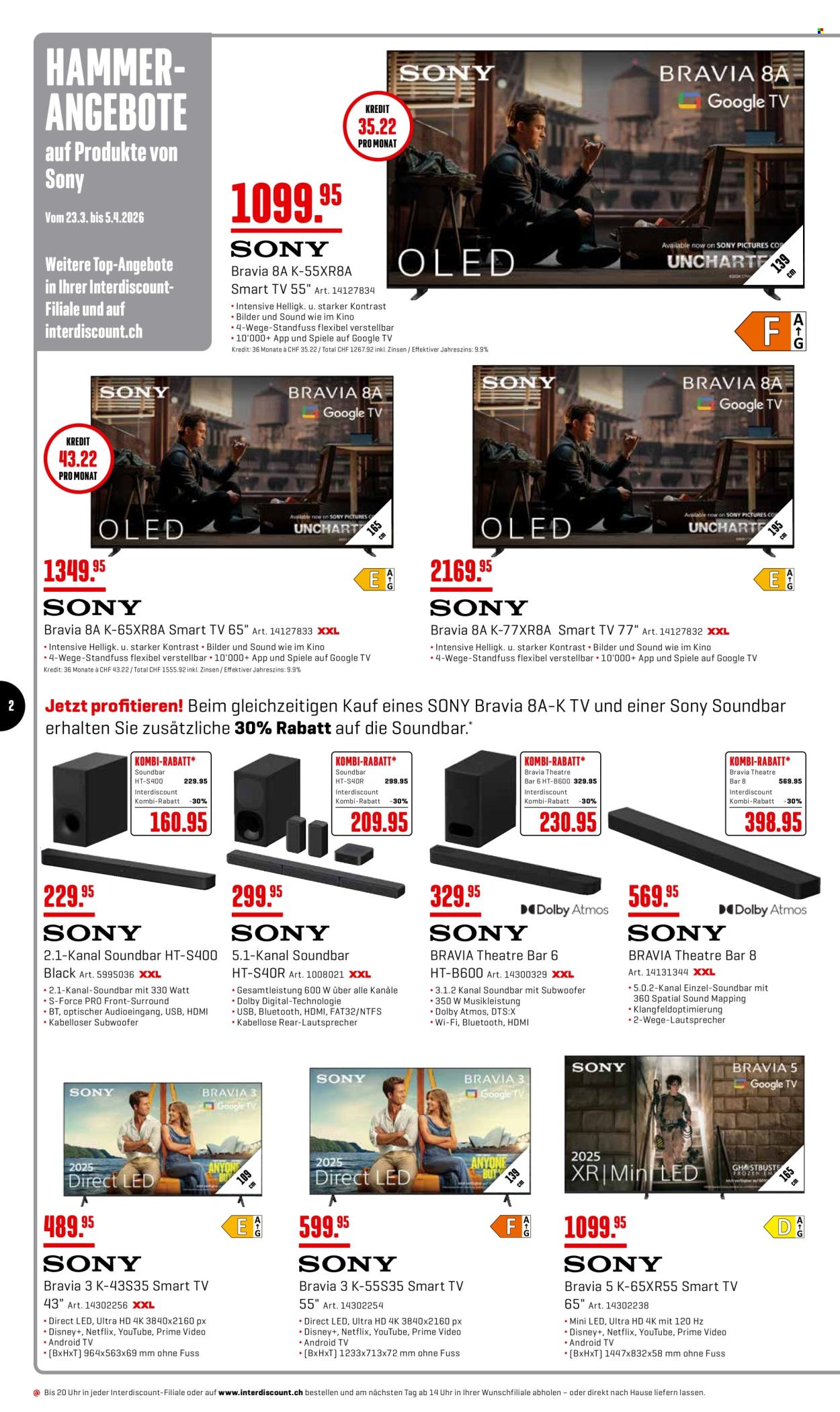 Prospekt Interdiscount - 23.3.2026 - 5.4.2026. Seite 2