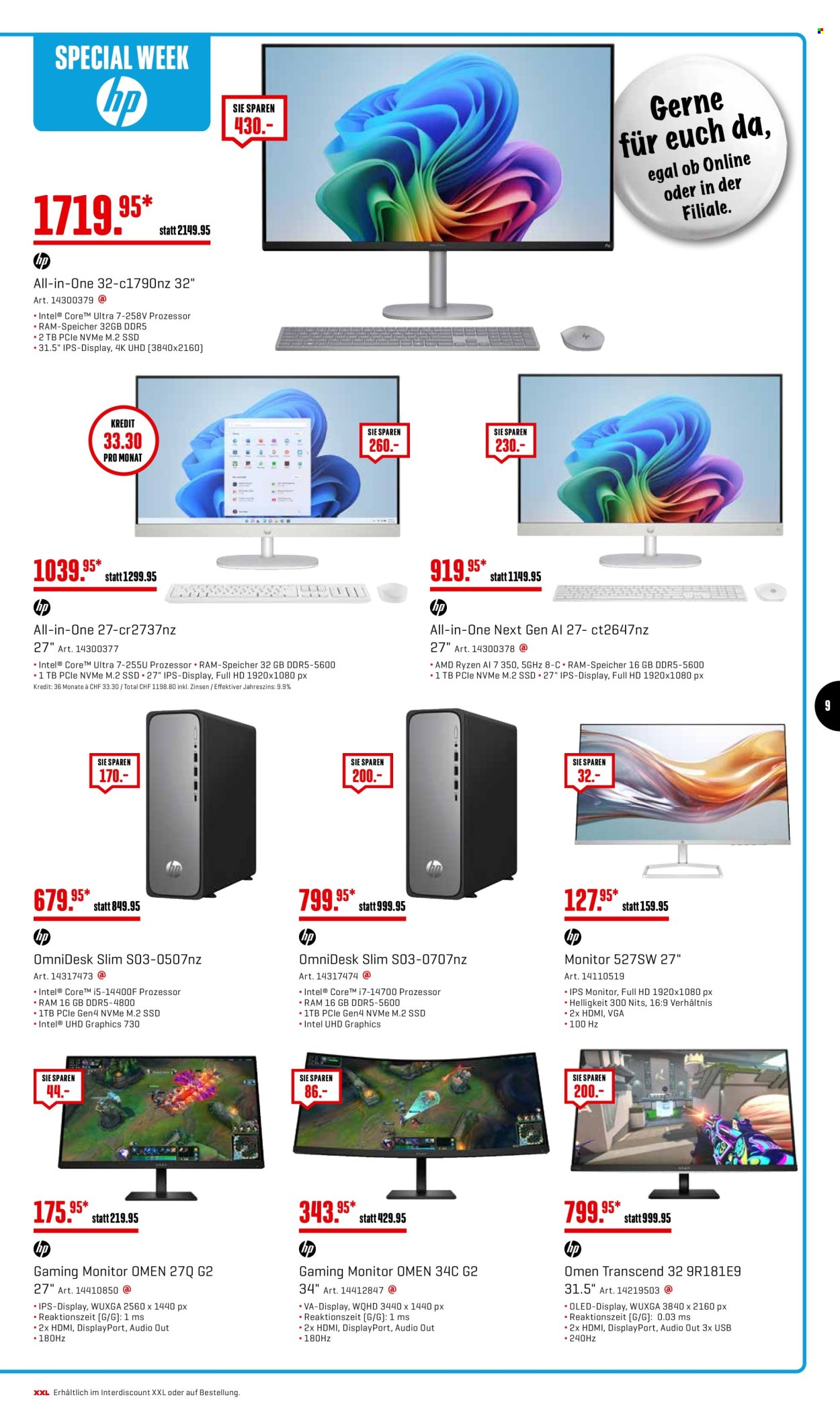Prospekt Interdiscount - 23.3.2026 - 5.4.2026. Seite 9